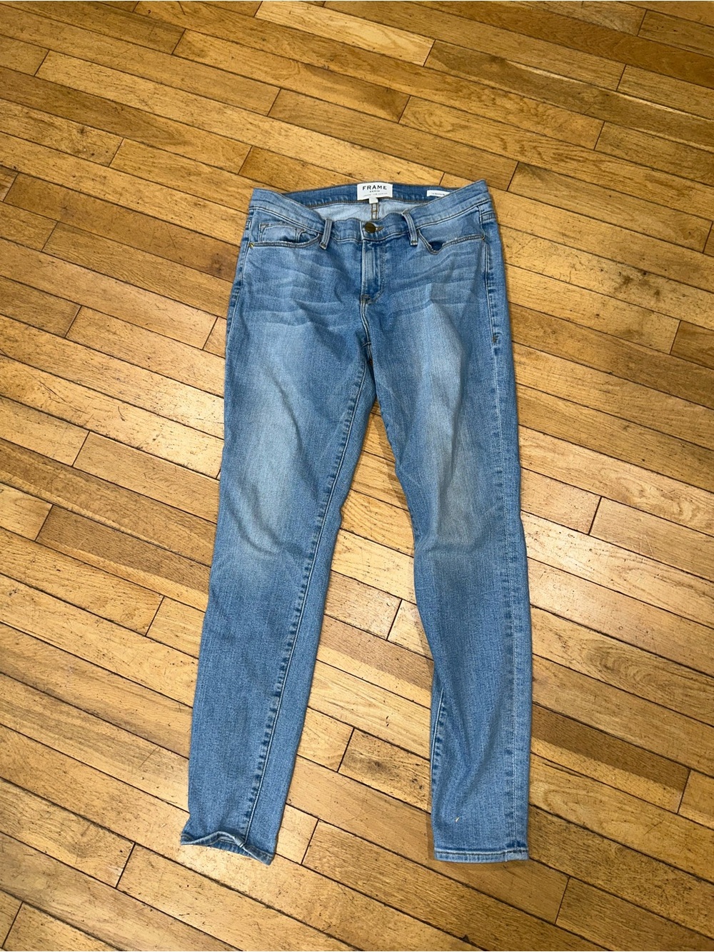 Woman’s Frame le skinny de Jeanne jeans denim bottoms